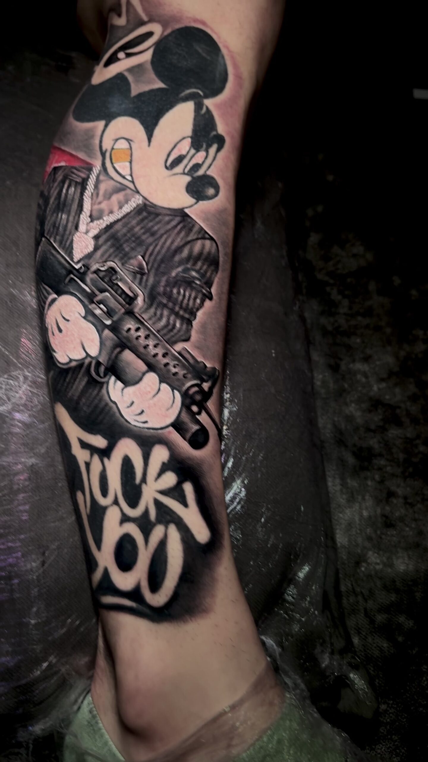 Manga – Detalle de sombra · Leo Trillos Tattoo · Valencia
